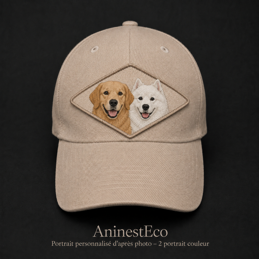 La Casquette personnalisée – Portrait couleur