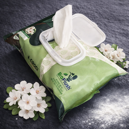 Lingettes Eco Talc & Fleurs Blanches