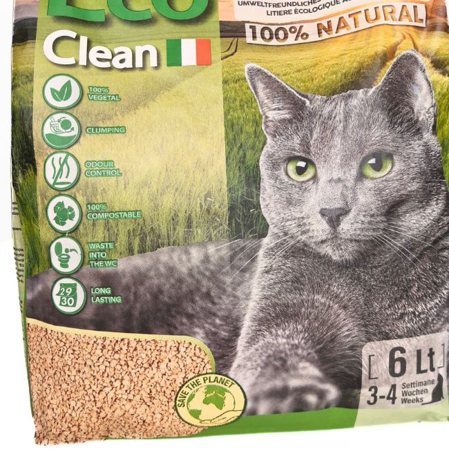 litière biodégradable végétale pour chat