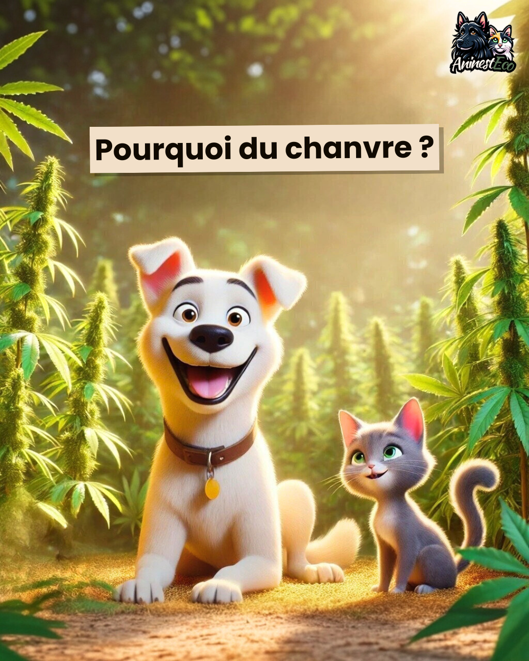 🐾 Pourquoi du chanvre ? 🌿