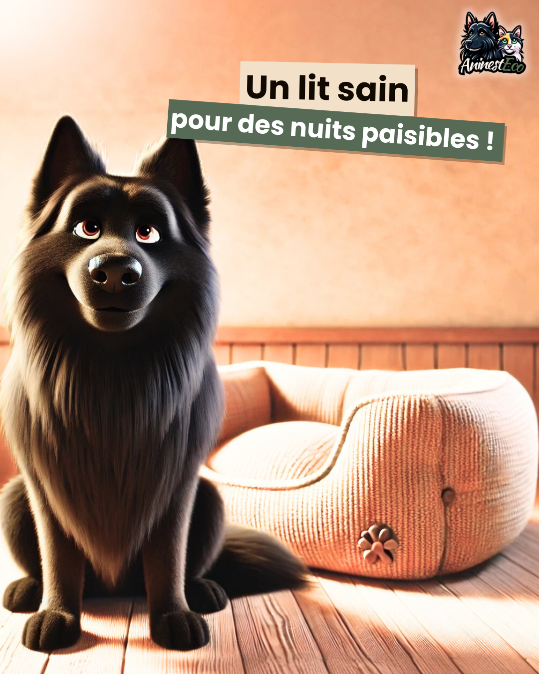 🐶🐱 Un lit sain pour des nuits paisibles ! 🌿