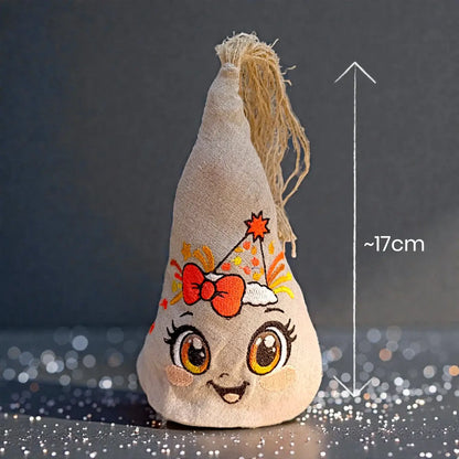 Madame Chapeau 2026 joujou chien en chanvre naturel, écologique et non toxique, avec grelots pour chien.