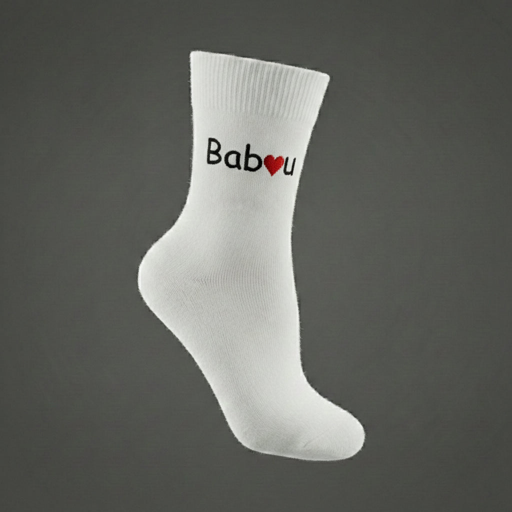 Chaussettes personnalisées – Spécial Saint-Valentin 🖤🐾
