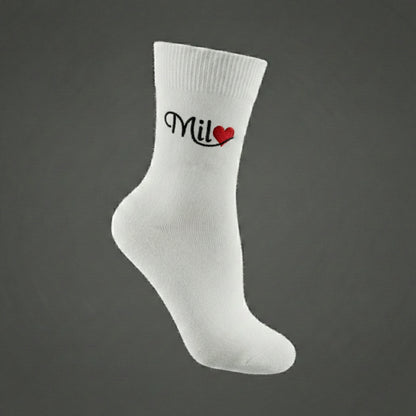 Chaussettes personnalisées – Spécial Saint-Valentin 🖤🐾