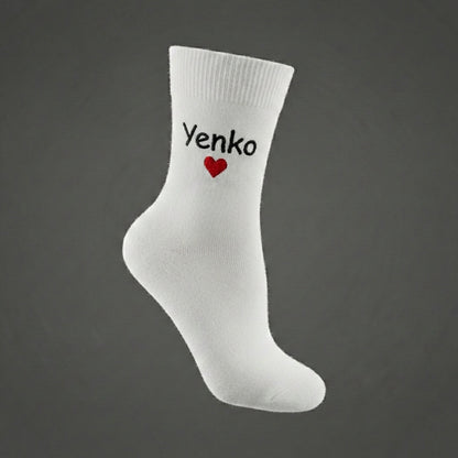 Chaussettes personnalisées – Spécial Saint-Valentin 🖤🐾