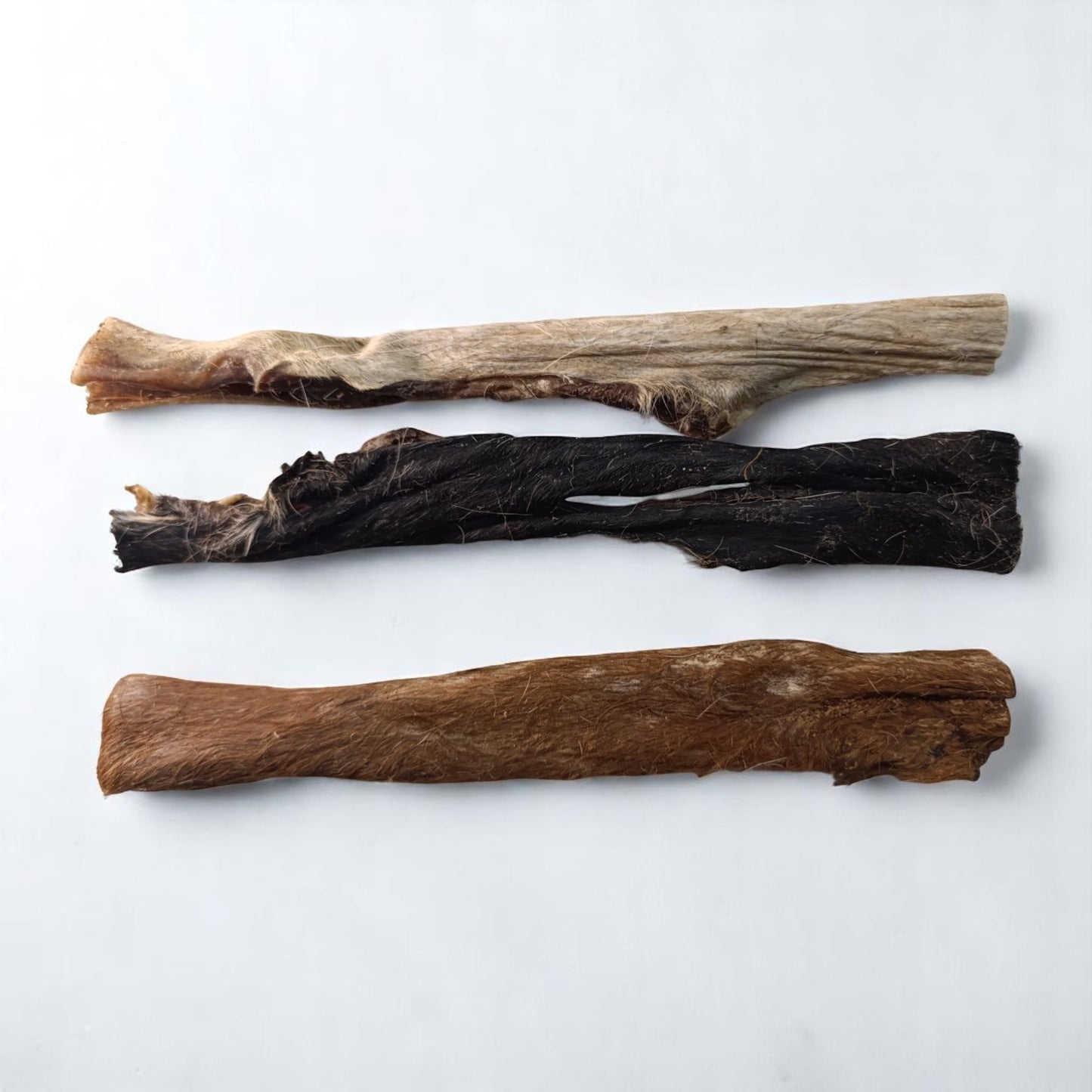 Cuir de tête de bœuf avec poils