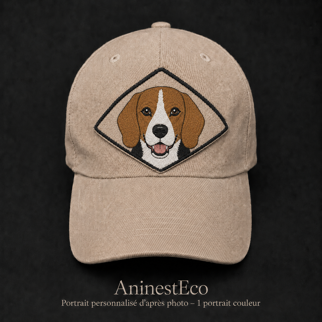 La Casquette personnalisée – Portrait couleur