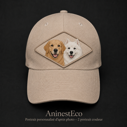 La Casquette personnalisée – Portrait couleur