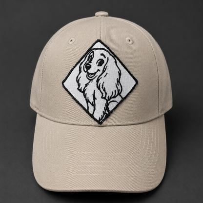 La Casquette brodée – pièce unique