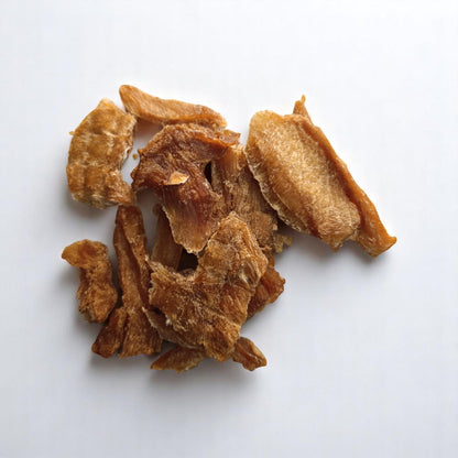 Morceaux de filet de poulet séché
