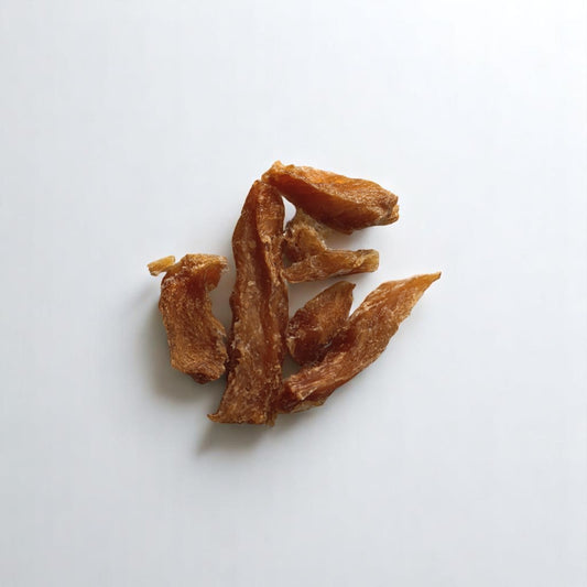 Morceaux de filet de poulet séché