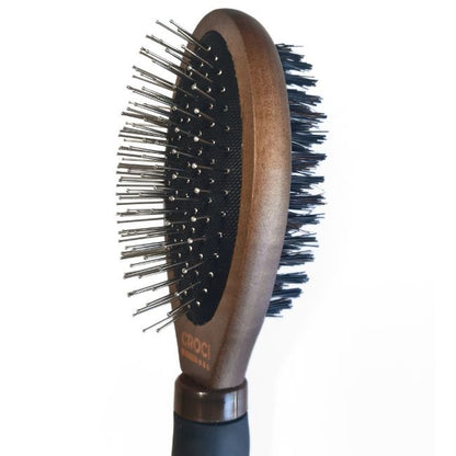 brosse acier bois animaux