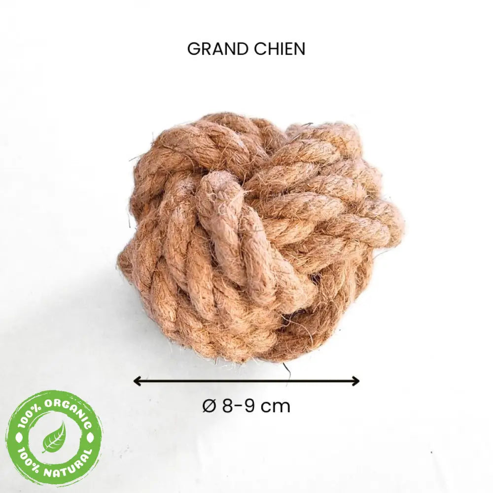 La Balle Grand Chien: Ø 8-9 Cm Chanvre Chat