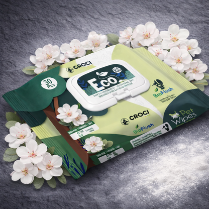 Eco Talc &amp; White Flowers Wipes
