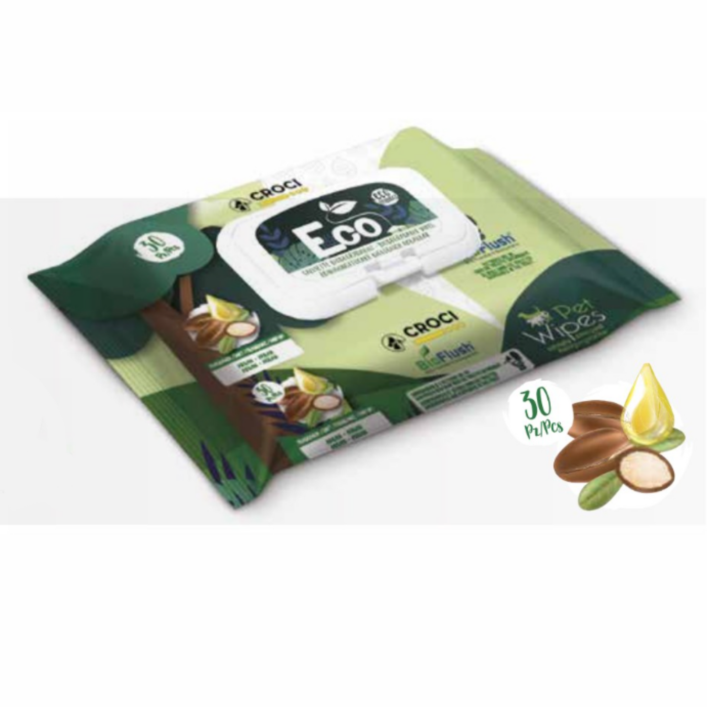 Eco Almond &amp; Shea Butter Wipes